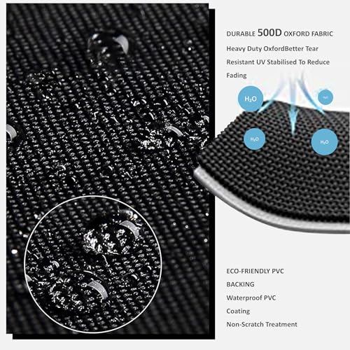 Large Bird Cage Cover - 600D Cage Covers for Night, Good Night Bird Cage Cover for Large Birdcage,Indoors or Outdoors (M) - size: 32.0"L x 21.0"W x 52.0"H