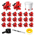 Horizontal Water Nipples Automatic Poultry Nipples for Chicken Waterer Kit Drinker with Drill Bit (10)