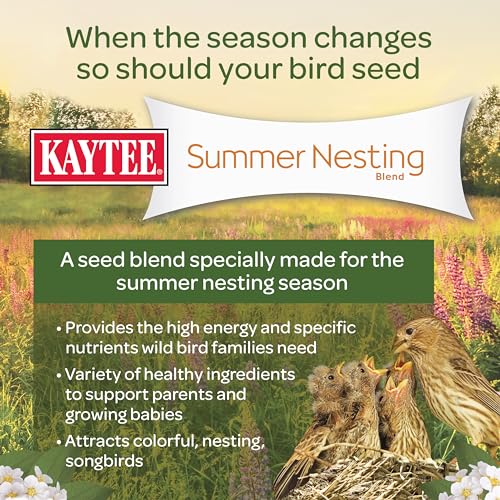Kaytee Wild Bird Food, Summer Nesting Seed Blend, 8 lb - style: Summer Nesting