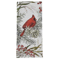 Park Designs Cardinal Dishtowel Set of 4, Red Bird | 100% Cotton | Printed Red Bird Design | Hanging Tabs | Absorbent Winter Kitchen Decor Set
