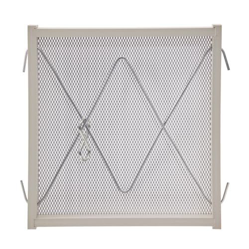 Birds Choice GSHPF100 Tray Feeder, Recycled Hanging Tray Bird Feeder, Small, White | Open Platform Welcomes a Variety of Wild Birds, Poly Lumber Build, Easy to Fill and Rinse Clean - color: White