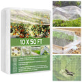 Unves Garden Netting, 10' x 50' Ultra Fine Mesh Bird Netting for Garden | Insect Mosquito Net for Patio Protection, Pests Bugs Plant Covers for Vegetable Plants Fruit Trees Berry Bushes - size: 10 x 50 Ft x 1 pc