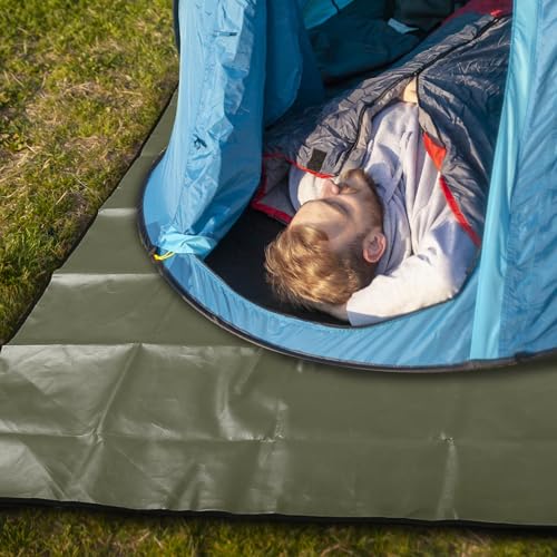 2 Pack Heavy Duty Waterproof Emergency Thermal Tarp, Insulated Survival Blanket for Outdoor Camping, Hiking, and Emergency Shelter, Green - color: Green 83''x59'',2 Packs