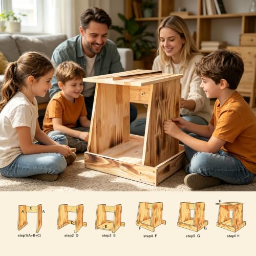 2 Pack Handcrafted Solid Wood Chicken Nesting Boxes – Outdoor Laying Box for Hens & Ducks, Easy to Mount & Clean, Perfect for Backyard Coop, Garden & Patio