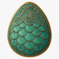 Scale Dragon Egg Cookie Cutter 4x3" Creative Party Design Premium Set