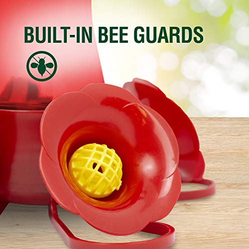 Perky-Pet Red Hummingbird Feeder - Pinch Waist Design for Easy Feeding - Humming Bird Feeder for Outdoors - 403CO - 8 oz Capacity (Pack of 6) - size: No Size (Pack of 6)
