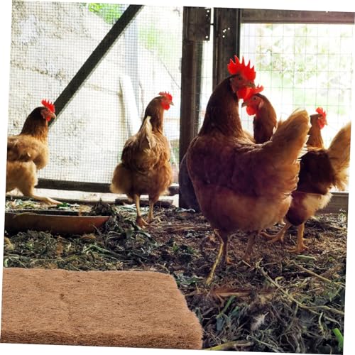 MERRYHAPY Egg Incubation Pad Coconut Fiber Strainer Pet Hatching Mat Coir Mats for Comfort and Health