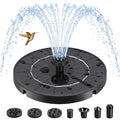 Solar Fountain, Upgraded Bird Bath for Outside Garden Patio Pond | 3.5W Solar Water Fountain Pump, 6 Nozzles 4 Fixed Stakes, No Battery Needed, Easy to Use - color: 3.5w Solar Fountain Pump