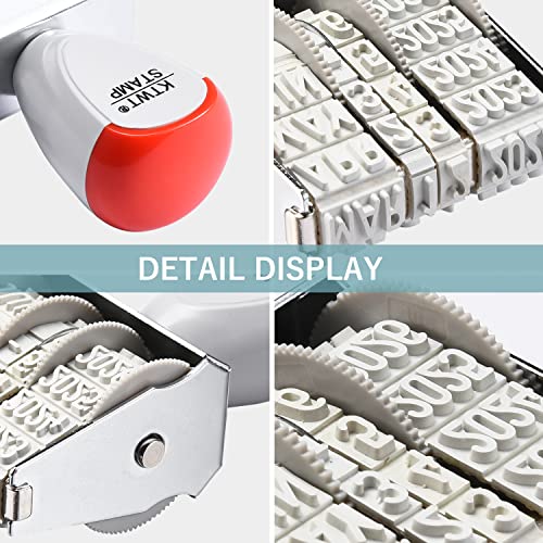 1.5" Rubber Stamp Line Dater, Date Stamp, Office Stamp Rotating Stamp 3/16" | Date stamp, month-day-year, high quality, good for 12 years of continuous use, for marking dates in any situation - size: 1.30 x 0.2 inches