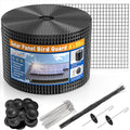 Solar Panel Bird Guard 6 Inch x 50 Ft for Pigeon Squirrel | PVC Coated Welded Wire Mesh Critter Guard for Solar Panels with Fasteners, Solar Screen for Pigeon Netting Bird Proof - color: 6IN x 50FT