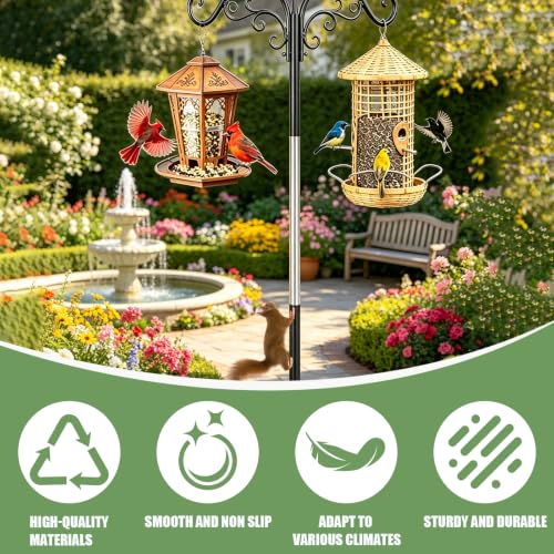15in x 9.8ft Smooth Squirrel Baffle for Bird Feeder Poles,Bird Feeder Pole Guards,Squirrel Guard Protector with Strong Double-Sided Tape, Tree Trunk Pole Wrap for Prevention Climbing