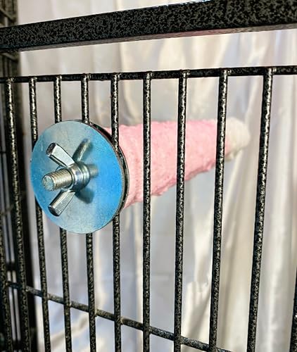 Polly's Edible Cuttlebone Calcium Bird Cage Perch for Budgies, Parakeets, Amazons, Blue & Golds, Macaws and Cockatoos.… (Strawberry, Large) - color: Strawberry, size: Large