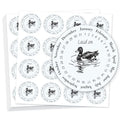 320 Pcs Duck Egg Laid on Stickers, 2 Inch Round Farm Fresh Eggs Sticker Round Eggs Stickers PET Adhesive Egg Packaging Sticker for Box Container Carton Farm Supplies - color: Duck Eggs