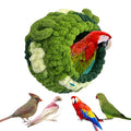 Hamiledyi Bird Nest Warm Snuggle Hut Bird Bed Fluffy Bird Sleeping Bed Parrot Nest Hammock Bird Shed Hut House Plush Snuggle Bird Hammock for Parakeets Cockatiels Conures Lovebirds (Green, Large) - size: Large