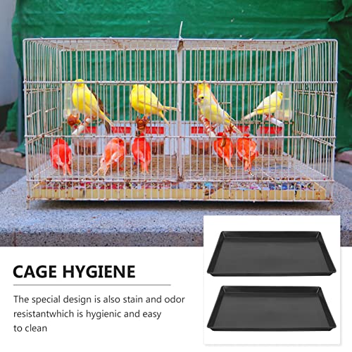Ipetboom 2PCS Large Dog Crate, 11.7x11.8 Dog Crate Pans Replacement Tray, Plastic Bottom Dog Kennel Crate Tray for Pet Cages - size: 46x30cm