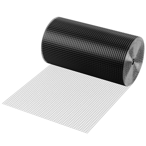 VEVOR Hardware Cloth, 24'' x 100' 1/2 inch Galvanized Wire Mesh Roll, 19 Gauge Chicken Wire Fencing Roll, Vinyl Metal Wire Mesh for Chicken Coop Barrier, Rabbit Snake Fences, Poultry Enclosures - size: 1/2inch 24'' x 100'