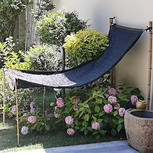 winemana 40% Black Shade Cloth, 3.3 x 6.6 FT Durable Mesh Tarp with Grommets, Resistant Garden Sun Shade Netting, Shading Antifreezing for Pergola, Greenhouse, Plants Growing, Chicken Coop - size: 40%-3.3 FT x 6.6 FT