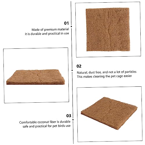 MERRYHAPY Egg Incubation Pad Coconut Fiber Strainer Pet Hatching Mat Coir Mats for Comfort and Health