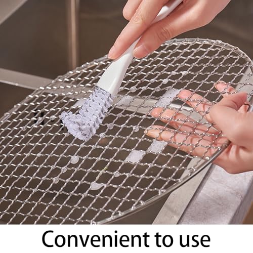 Long Handle Bird Cage Brush Scraper Efficient Parrots Droppings Removal Tool for Pet Cages Perches Accessory