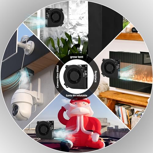 120x32mm 4.72" IP44 Moistureproof Blower Exhaust Fan with Speed Controller | High-Performance 4.72inch IP44 Cooling fan for Inflatable Amplifier Media Cabinets & DIY Cooling Ventilation Exhaust Projects - size: 12032