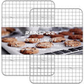 Cooling Rack Stainless Steel, Heavy Duty Cooling Racks for Cooking and Baking, Oven Safe Wire Rack for Cooking, Baking Rack for Oven Cooking Fits Quarter Sheet Pan, 8.5" x 12", 2-Pack - size: 8.5"x12"