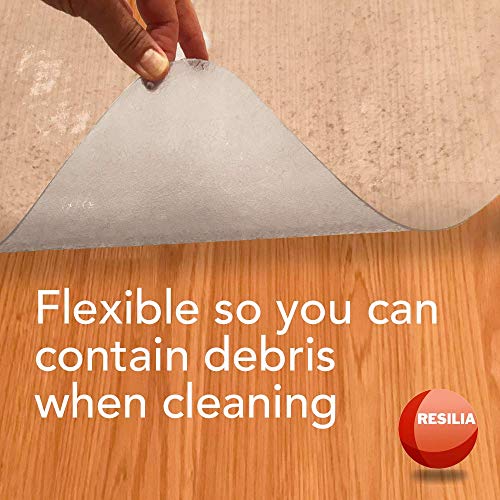 RESILIA Under Dog Crate and Kennel Mat to Protect Floors, Water-Resistant Pad for Hard Floors and Surfaces, 30 Inches x 48 Inches, Black - color: Black