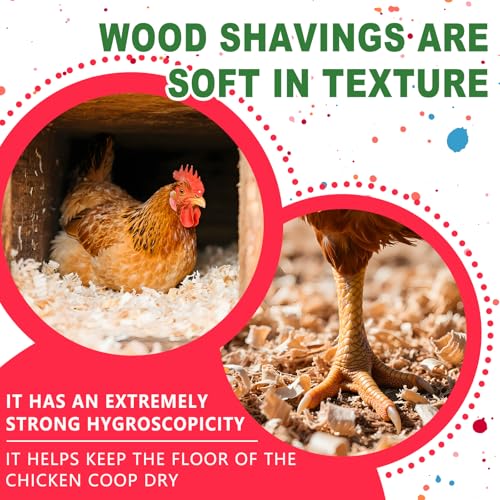Pine Shavings | Wood Shavings | Chicken Coop Bedding | All Natural | Chicken Coop | Chicken Bedding | Pet Bedding | Small Animal Bedding | Odor Control (1 LB) - size: 1 LB