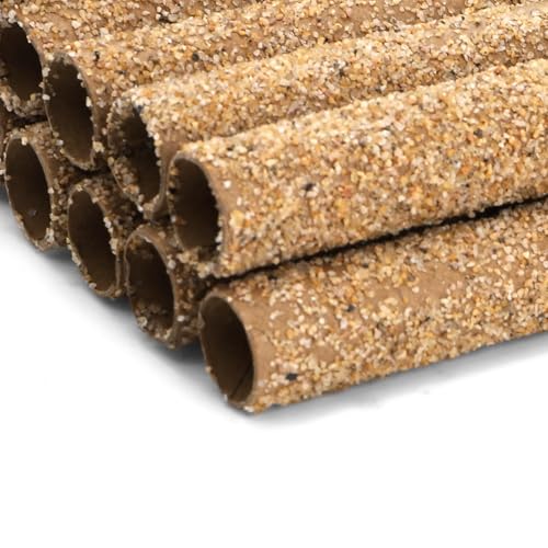 Okllen 60PCS Sand Perch Covers for Bird Cage, Perch Covers for Parakeet, Lovebird, Parrotlets, Budgies, Canaries, Finches and Other Small Birds