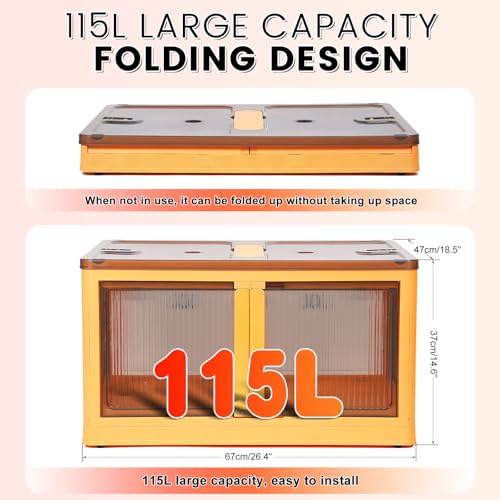 115L Chicken Brooder Box for Chicks Kit with Heater Chicks Warmer Brooder Plate Ducks Tent Pen Thermometer for 30 Ducks Bedding Indoor Quail Brooder (115L) - size: 16.5"L x 13.0"W x 23.6"H