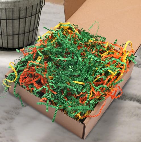 Kyouki Crinkle Paper Bird Toys, for Small Parrots, Parakeets, Cockatiels, Lovebirds, Conures, Budgies, Finches, Canaries – Fun Chewable & Shreddable Toy with Colorful Crinkle (Wrinkled Paper) - color: Wrinkled paper