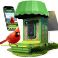 Avinory Smart Metal Bird Feeder with Camera 2.5K HD, Solar Powered AI Bird Identifier 10000+ Species, Wireless,Live Stream&Color Night Vision,Squirrel Proof for Outdoor Birds Watching Gift, 32GB Card