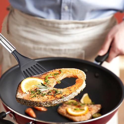 Tenta Kitchen Flexible Fish Turner Spatula, for Fish/Egg/Meat/Dumpling Frying - color: Nylon Spatula