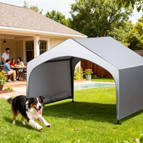 Outdoor Dog Tent Waterproof, Versatile Canopy Tent for Pets | 4'X4'X3.3' Dog Tent, Windproof & Waterproof, Easy To Clean, Spacious Rest Space Suitable For Pets