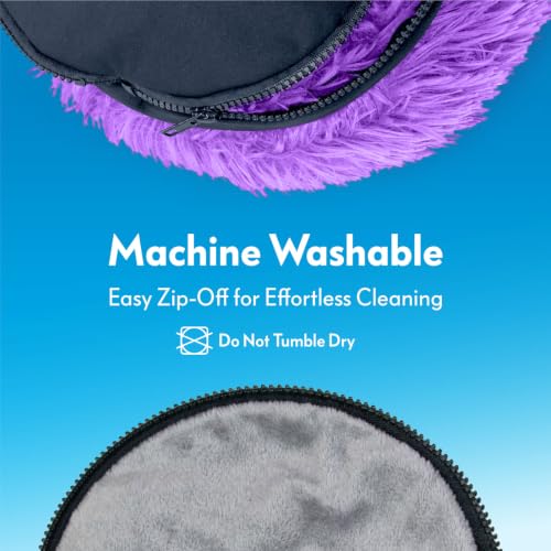 Paw Inspired Furr-O Burrowing Pet Bed Enrichment, Removable Base, Purple | Cozy Carrier Toy, Zip-On Spandex and Fleece Bottoms, Hideout Cage Accessories for Guinea Pigs, Hamsters, Small Pets, Animals - color: Purple