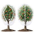 Fruit Tree Netting Cover with Zipper & Drawstring, 2 Packs 8ft x 8ft Insect Bird Barrier Netting for Garden Protection, Ultra Fine Mesh Garden Netting - size: 8 x 8 ft(2 Packs)