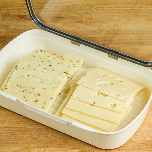 ProKeeper Deli Food Storage Container with Air-Tight Seal and Dry Erase Lid | Ideal for Deli Meats, Cheeses, and Bacon, BPA Free and Dishwasher Safe - color: Deli Keeper