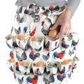 Egg Collecting Apron with 12 Deep Pockets Gathering Holding Farmhouse Fresh Eggs for Chicken Hen Duck Goose