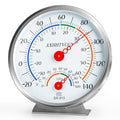 Indoor Outdoor Thermometer Hygrometer, Large Dial | Waterproof, Wall Mount, Accurate & Easy to Read, For Home, Garden, Patio, Greenhouse, Farmhouse Decor