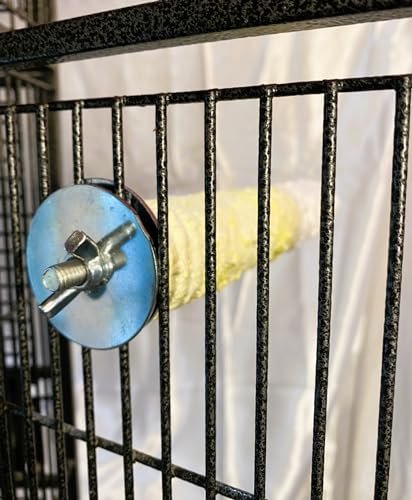 Polly's Edible Cuttlebone Calcium Bird Cage Perch for Budgies, Parakeets, Amazons, Blue & Golds, Macaws and Cockatoos.… (Pineapple, Large) - color: Pineapple, size: Large
