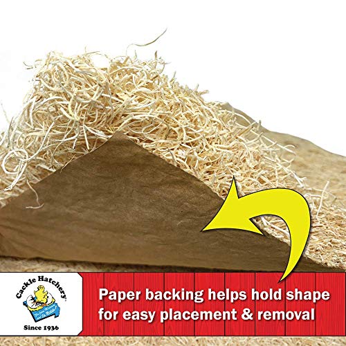 Laying Hen Nest Box Pads Made in USA from Sustainable Aspen Exceslior - 13x13 Nesting Box Liners (6-Pack) - size: 6-Pack