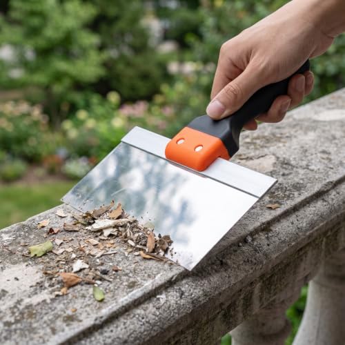 Stainless Steel Bird Droppings Scraper, Ergonomic Poop for Lofts and Cages, Cleaning Tool for Stubborn Messes