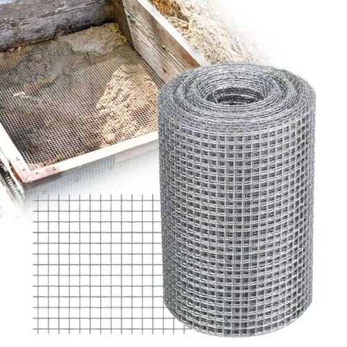 1/8 Inch Hardware Cloth 12'' x 20' 27 Gauge Hot Dip Galvanized Welded Wire Mesh for Chicken House/Coop Fencing, Animal Cage Netting, Bee Swarm Protection Netting and Poultry Enclosures - size: 12in x 20ft