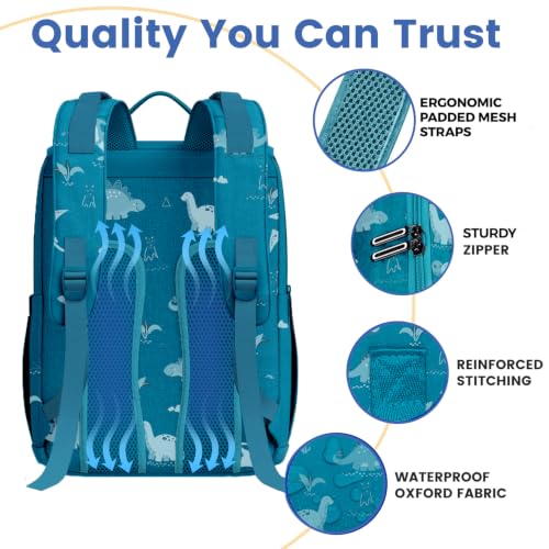 Baby Diaper Bag Backpack - Large Waterproof Travel Diaper Bag for Boys & Girls, 16 Organizer Pockets with Changing Pad, Insulated Bottle Pockets & Stroller Straps, Baby Shower Gifts, Dinosaur - color: F. Dino, style: Classic