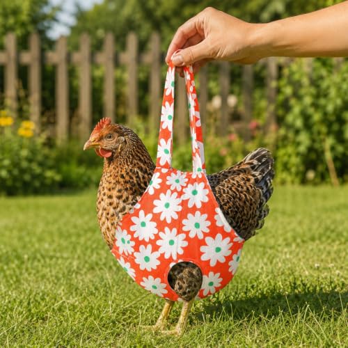 Canvas Chicken Carrier Bag Chicken Purse Carrier Lightweight Chicken-Sling for Hen Rooster Poultry Poultry Transport Travel Vet Visits