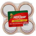 Duck HD Clear Packing Tape Refills - 4 Rolls of Heavy Duty Shipping and Moving Packing Tape - Clear Strong Packaging Tape for Boxes, Packing and Moving Supplies - 1.88 In. x 54.6 Yards (240378) - size: 4 Rolls