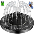 Solar Fountain for Bird Bath, 2026 Upgraded 2.5W Solar Bird Bath Fountain Pump with 6 Nozzles, Floating & Standing Solar Water Pump for Bird Baths, Garden, Pond, Pool, Outdoor
