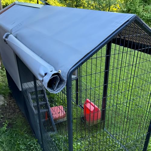 Smart Coop All-in-One Chicken Bundle Predator-Proof All-Weather Chicken Coop with Dual Smart Cameras, Automatic Door, Solar Kit, All-Weather Tarp for 4-6 Chickens - size: Coop + Complete Bundle
