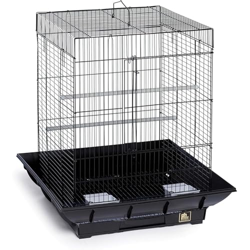 HomeStock Mountain Majesty Clean Life Bird Cage with Spacious Interior, Durable Build, Easy-to-Clean Features, and Secure Design for Birds' Comfort Green - color: Green