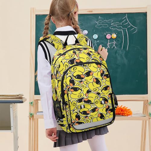 Kids Backpack Elementary Middle School Bags for Boys Girls | Travel, Daypack, Lightweight, Waterproof, with Reflective Strip - color: Multi 21
