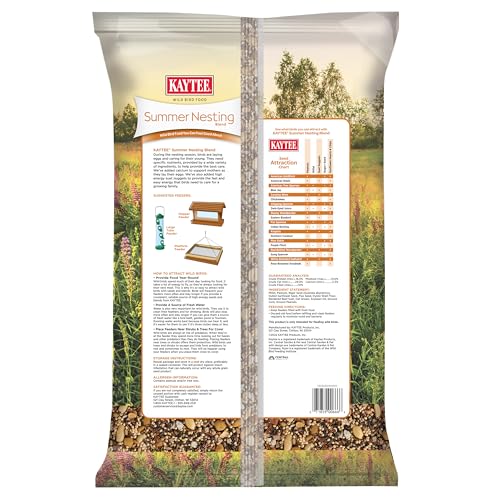Kaytee Wild Bird Food, Summer Nesting Seed Blend, 8 lb - style: Summer Nesting